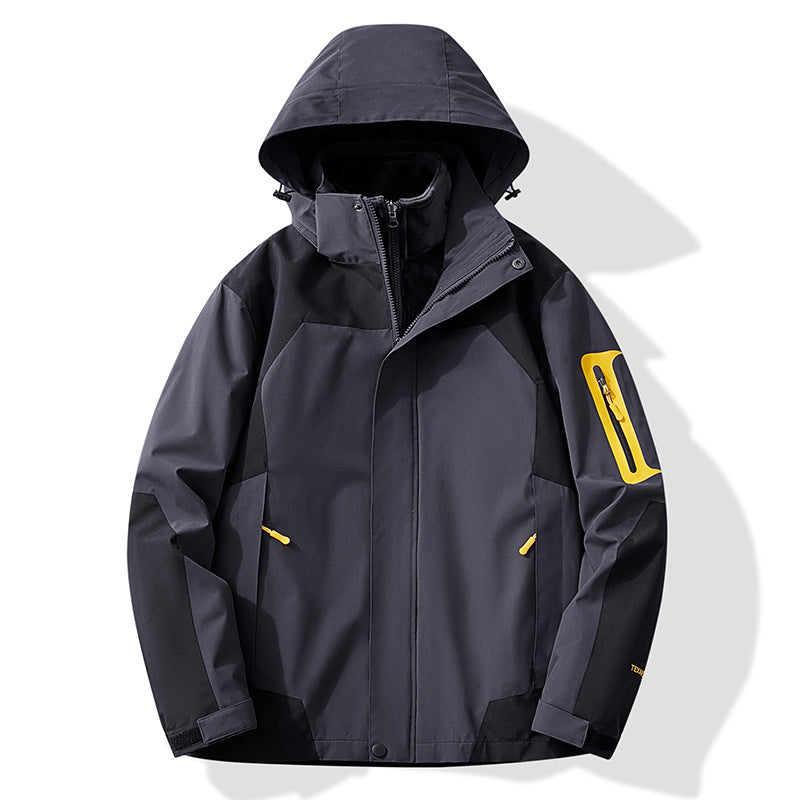 Shell Jacket Windproof Waterproof Mountaineering Suit Cold-proof Warm Coat