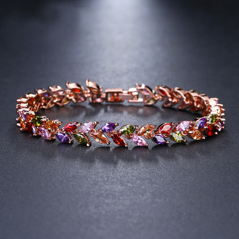 Fashion horse eye zircon bracelet*Shipping to US only