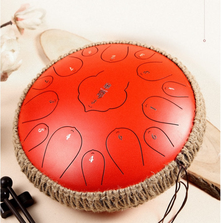 Steel tongue drum percussion