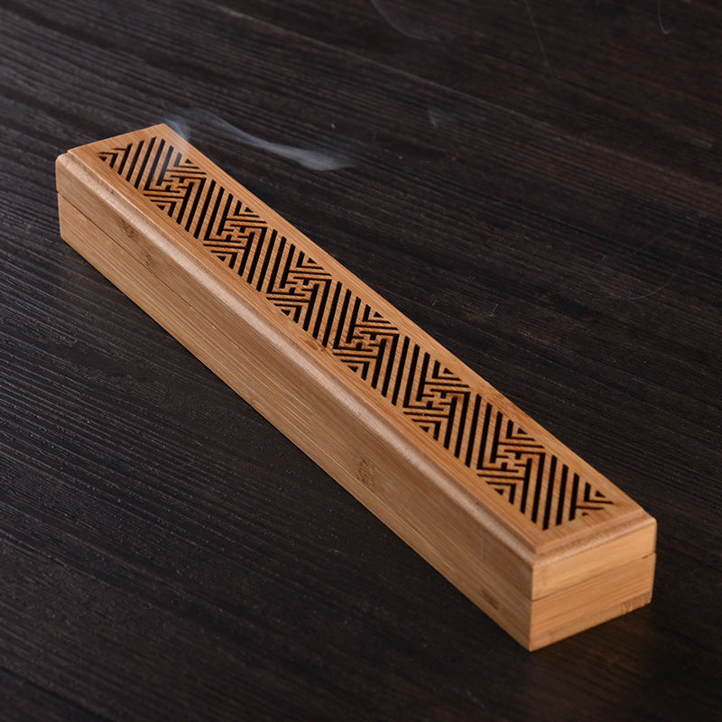 Bamboo Lying Incense Burner Sandalwood Household Incense Stick Hollow Incense Burner Seat