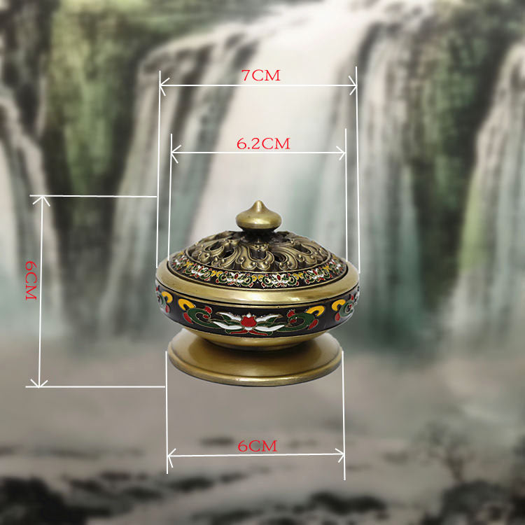 Ancient Alloy Incense Burner, Home Incense Burner Ornaments, Buddhist Supplies Wholesale