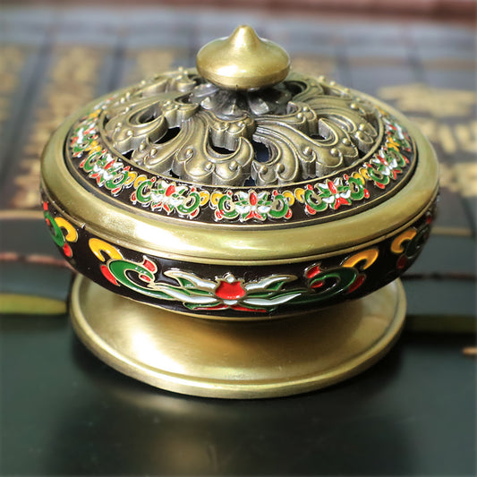 Ancient Alloy Incense Burner, Home Incense Burner Ornaments, Buddhist Supplies Wholesale