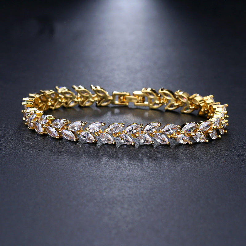 Fashion horse eye zircon bracelet*Shipping to US only