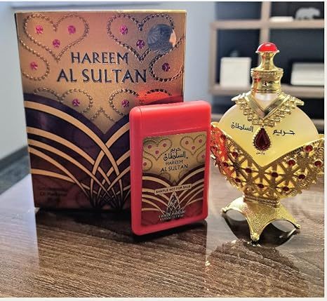 KHADLAJ PERFUMES Hareem Al Sultan Gold Concentrated Perfume Oil For Unisex, 1.18 Ounce*shipping to US,UK, Germany,France, Italy only