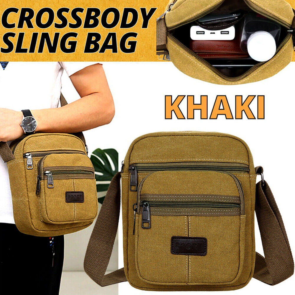 Crossbody Bag Canvas Bags Casual Shoulder Satchel Handbag Pouch Messenger Unisex*Shipping to US only