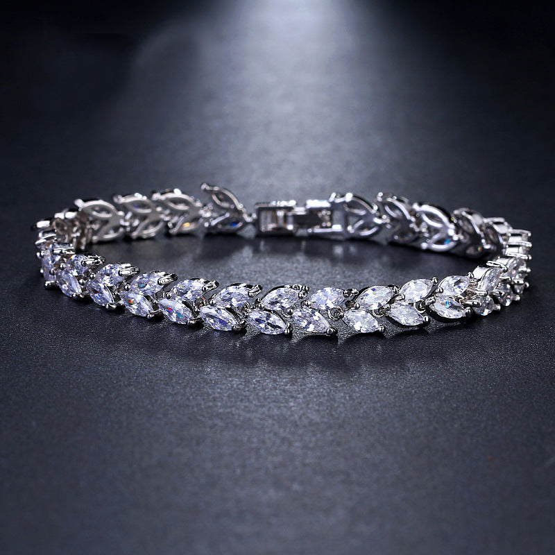 Fashion horse eye zircon bracelet*Shipping to US only