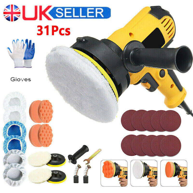 Electric Polisher Buffer Sander Car Polishing Machine Buffing Sponge Kit*Shipping to UK only