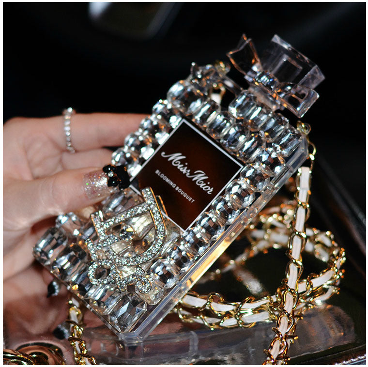 Perfume bottle bow phone case