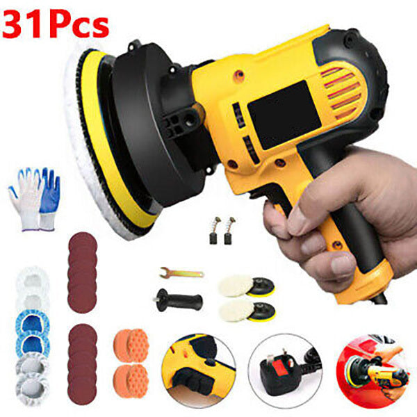 Electric Polisher Buffer Sander Car Polishing Machine Buffing Sponge Kit*Shipping to UK only