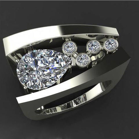 Hot Sale New Fashion Trendy Unique Stereo Ring