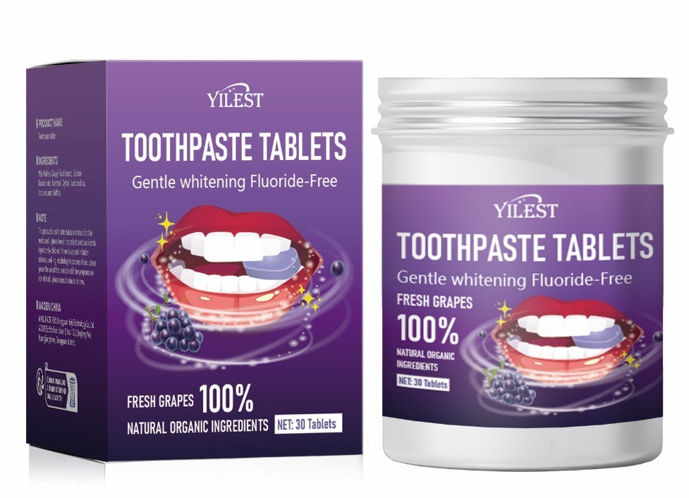 All English Solid Toothpaste Tablets Portable