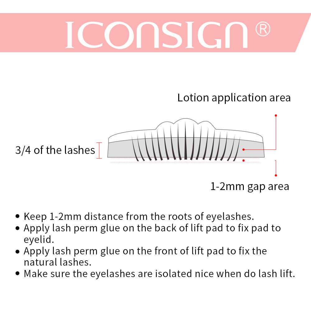 Dropshipping ICONSIGN Lash Lift Kit Lash Lifiting Eyelash Perming Kit Lash Curling Enhancer Eyes Makeup Tools*Shipping to Germany only