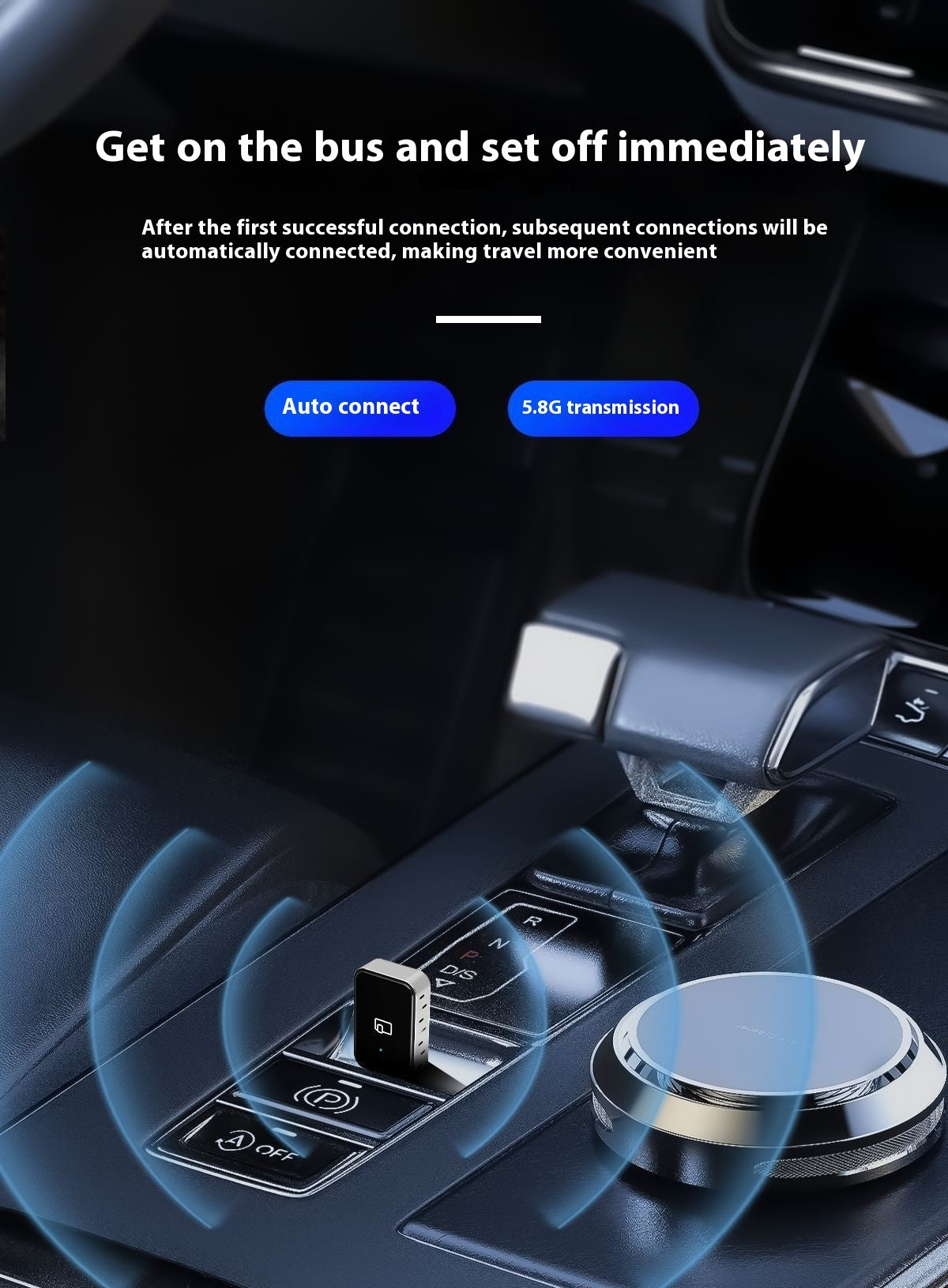 Adaptador inalámbrico Carplay, interconexión automática de vehículos Android con cable a Carplay inalámbrico Smart Box