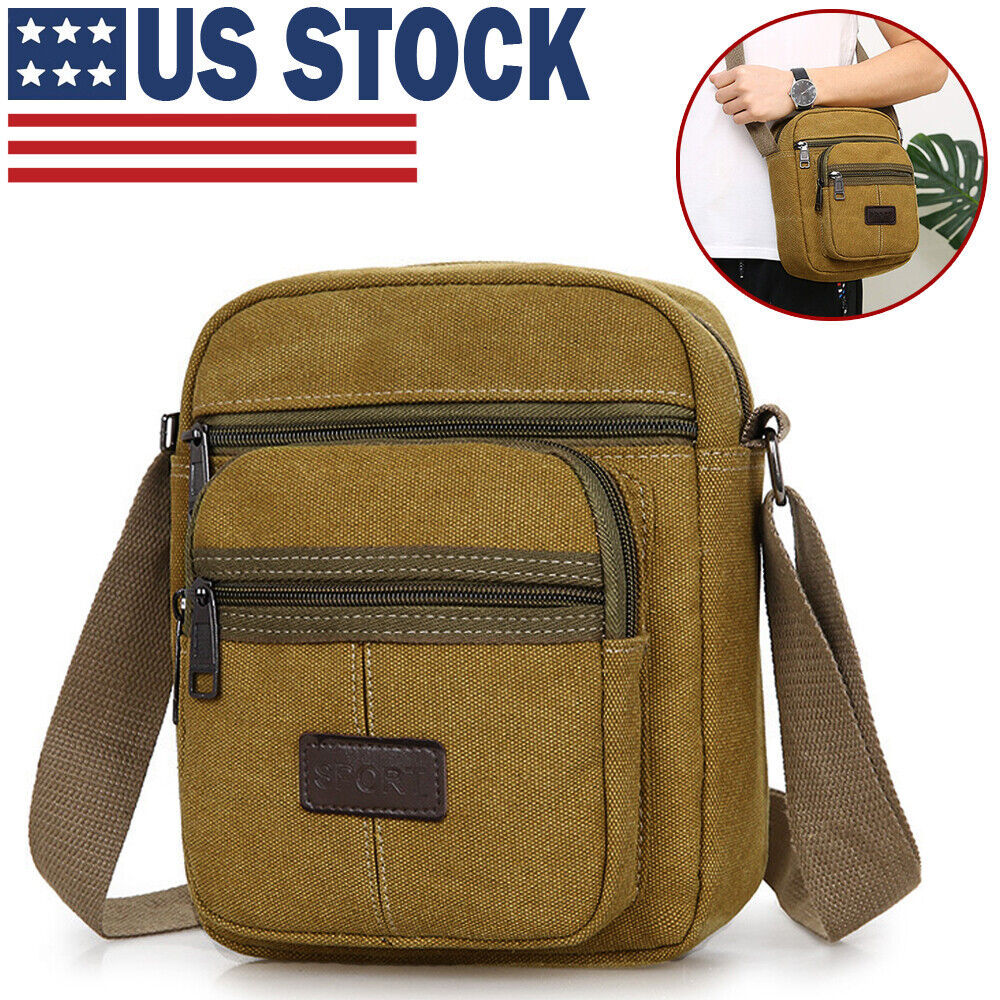 Crossbody Bag Canvas Bags Casual Shoulder Satchel Handbag Pouch Messenger Unisex*Shipping to US only