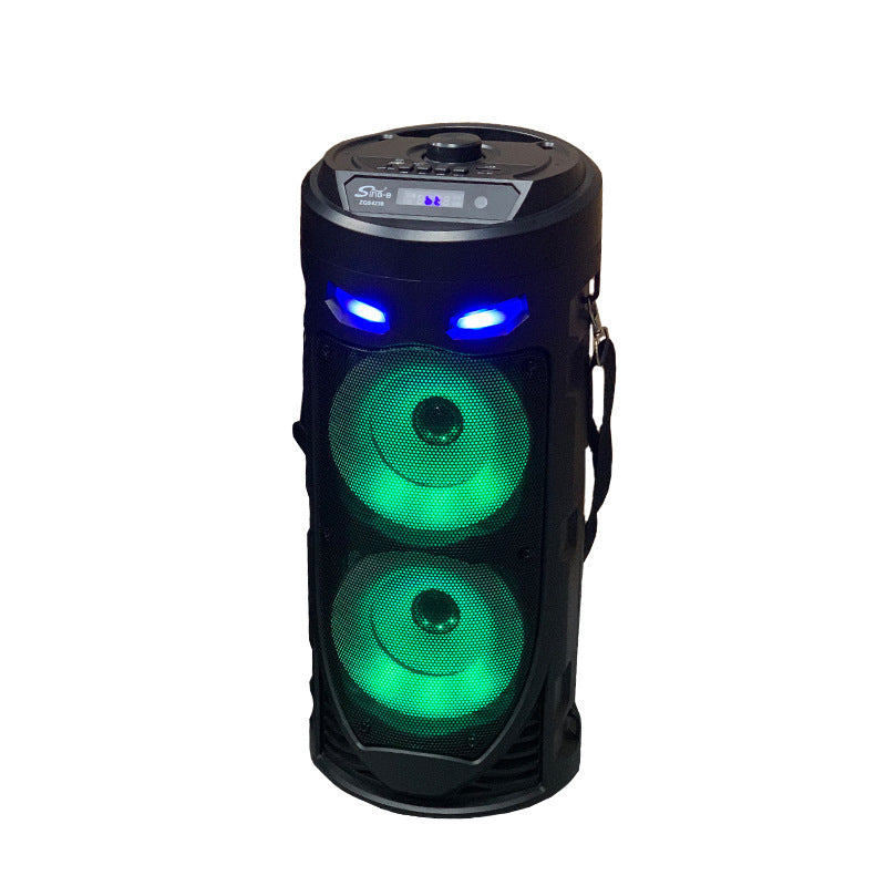 Portable Colorful Dual Horn Cannon With High Power Bluetooth Sound System