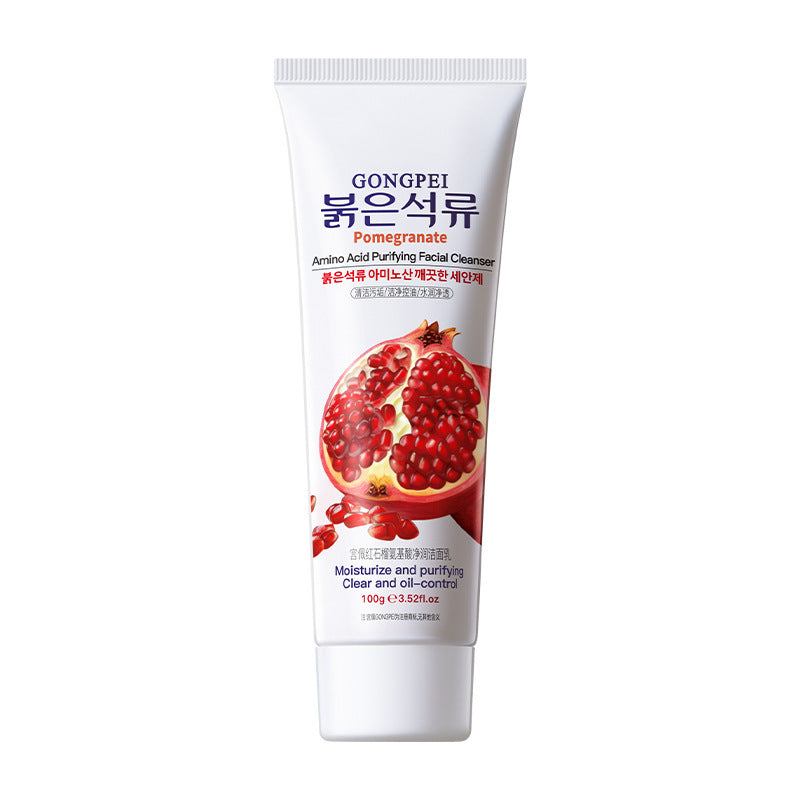 English Details Pomegranate Amino Acid Moisturizing Facial Cleanser