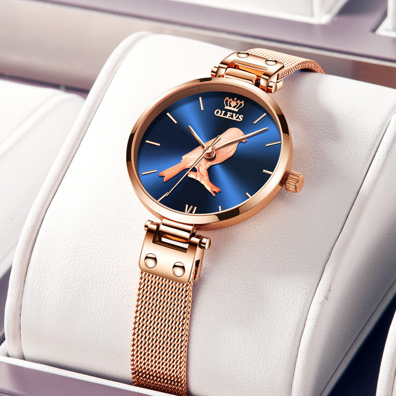 Ultra-thin quartz watch ladies