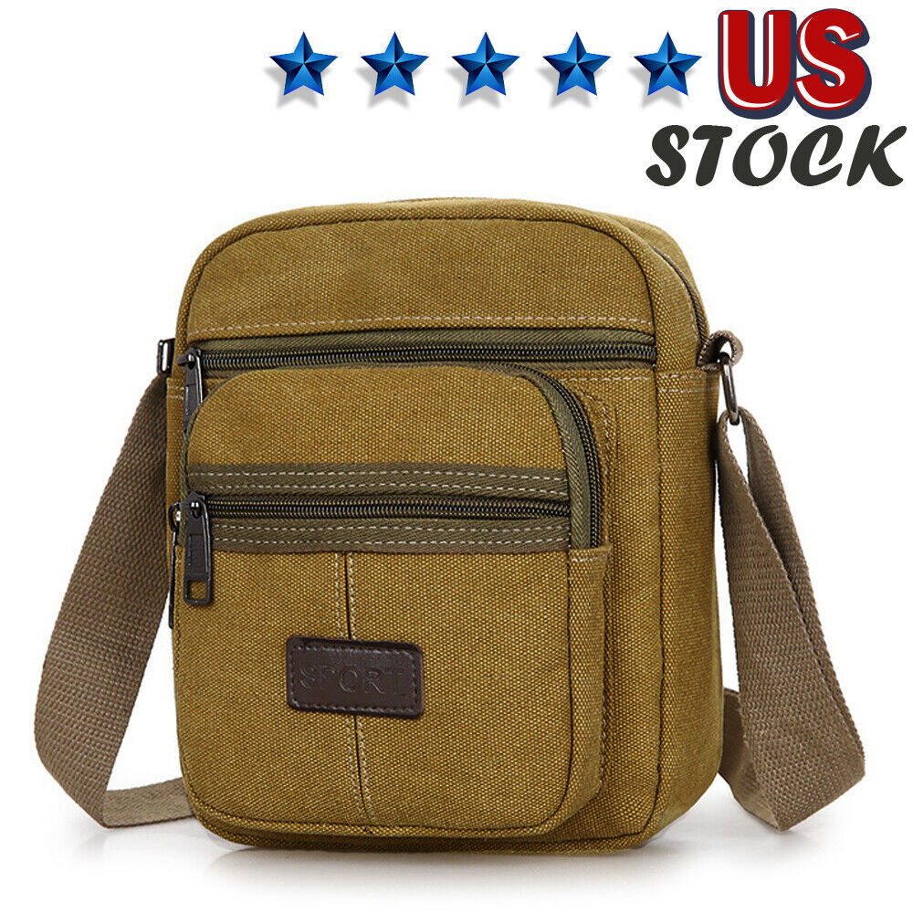 Crossbody Bag Canvas Bags Casual Shoulder Satchel Handbag Pouch Messenger Unisex*Shipping to US only