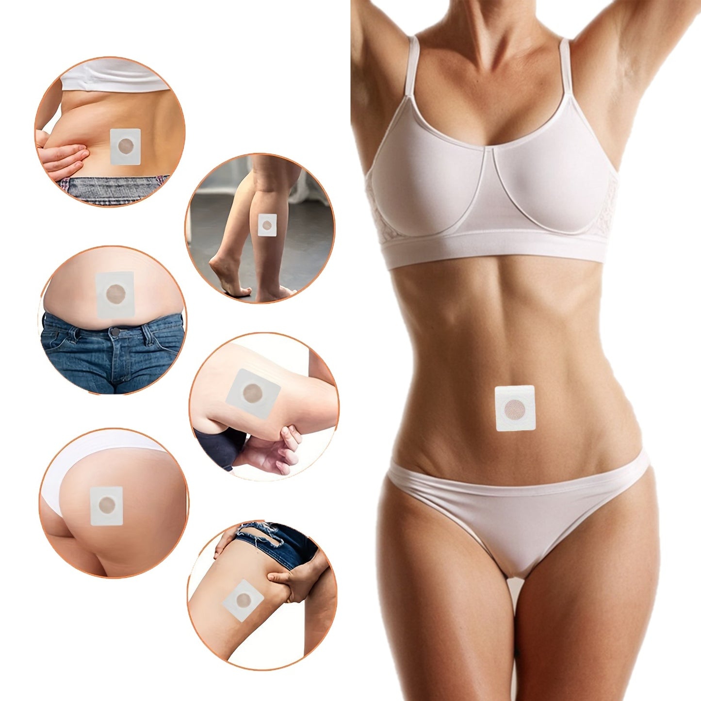 Navel Belly Button Patch Slimming Patch Abdomen Magnetic Detox Sticker*Shipping to Germany only