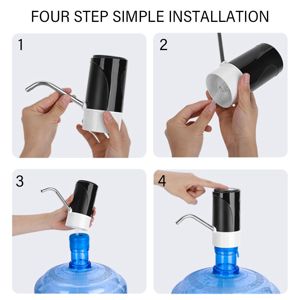 Electric Water Dispenser Water Pressure Device USB Rechargeable Water Pump