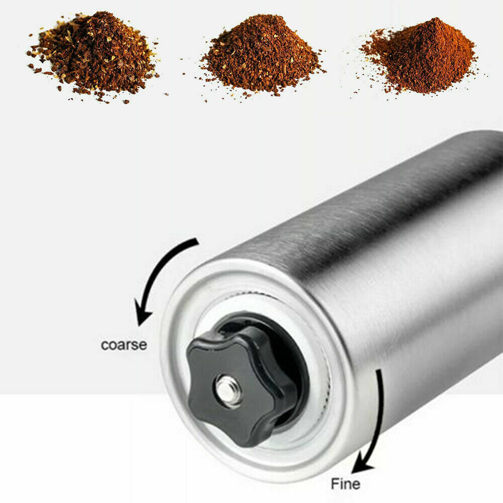 Hand Crank Pepper Conical Burr Grinder Coffee Beans Mill Muller Stainless Steel*Shipping to Germany only