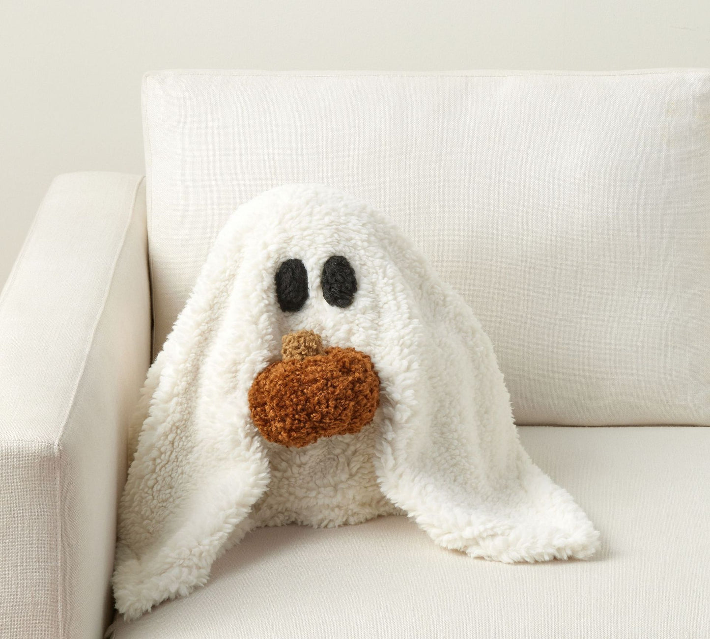 Nuevo Gus el fantasma con almohada de calabaza calabaza de Halloween muñeco de fantasmas cojín de felpa accesorios para el hogar regalos