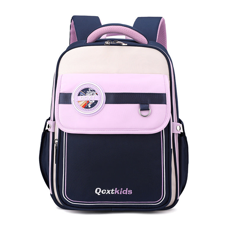 Children's British Style Burden Relief Spine Protection Girl Lightweight Schoolbag