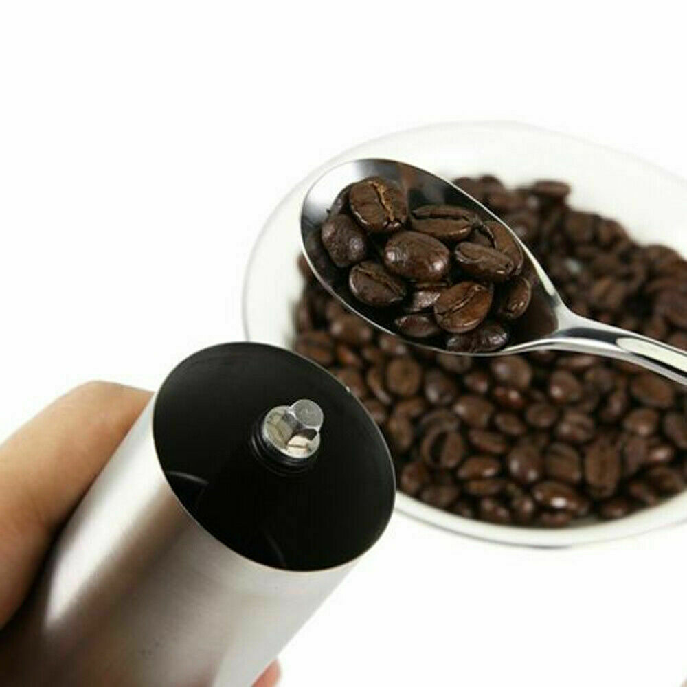 Hand Crank Pepper Conical Burr Grinder Coffee Beans Mill Muller Stainless Steel*Shipping to Germany only