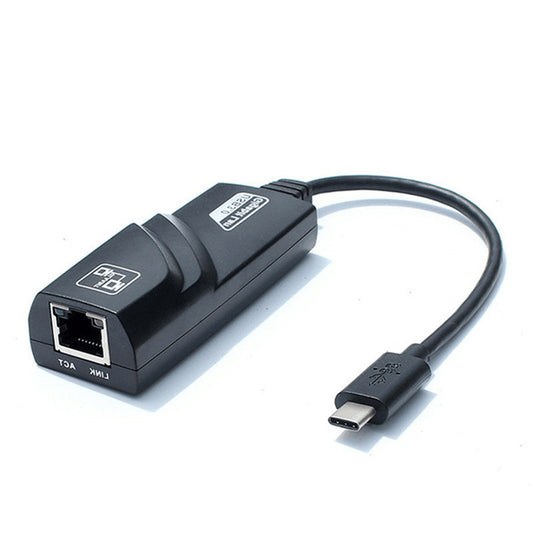 Tarjeta de red Gigabit tipo C a RJ45 a puerto USB 3.1