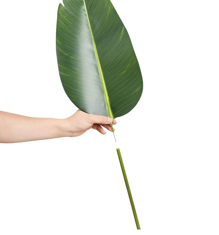 Artificial Birds Of Paradise Tree, 5 FT Tall Faux Plant, PE Material & Anti-Tip Tilt Protection Low-Maintenance Plant, Lifelike Green Fake Tree For Home Office Warehouse Decor Indoor Outdoor*Shipping to US only