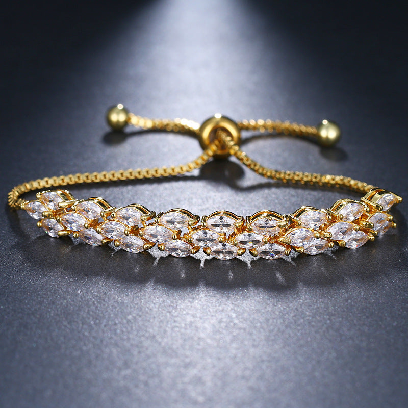 Fashion horse eye zircon bracelet*Shipping to US only