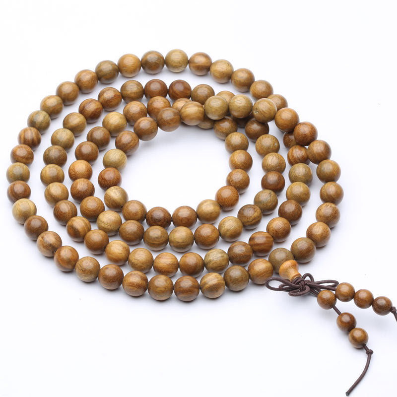 Green Sandalwood Buddhist Bead Bracelet