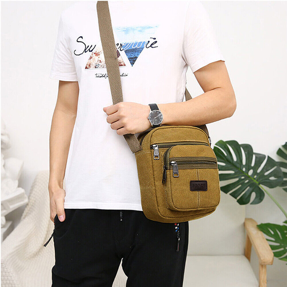 Crossbody Bag Canvas Bags Casual Shoulder Satchel Handbag Pouch Messenger Unisex*Shipping to US only