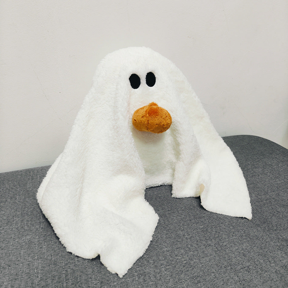 Nuevo Gus el fantasma con almohada de calabaza calabaza de Halloween muñeco de fantasmas cojín de felpa accesorios para el hogar regalos