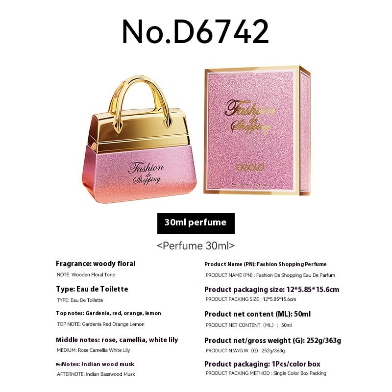 Long-lasting Light Perfume Fragrant Niche Women's Messenger Bag Wooden Floral Perfume*Shipping to US,UK, Germany,France only