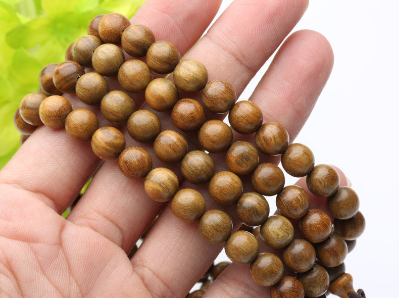 Green Sandalwood Buddhist Bead Bracelet