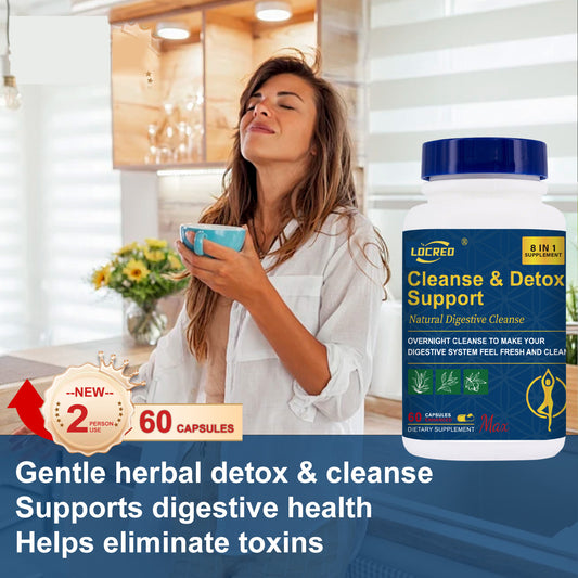 Cleanse & Detox Capsule With Senna Leaf Supports Digestive Health 60 Capsules*Shipping to US only